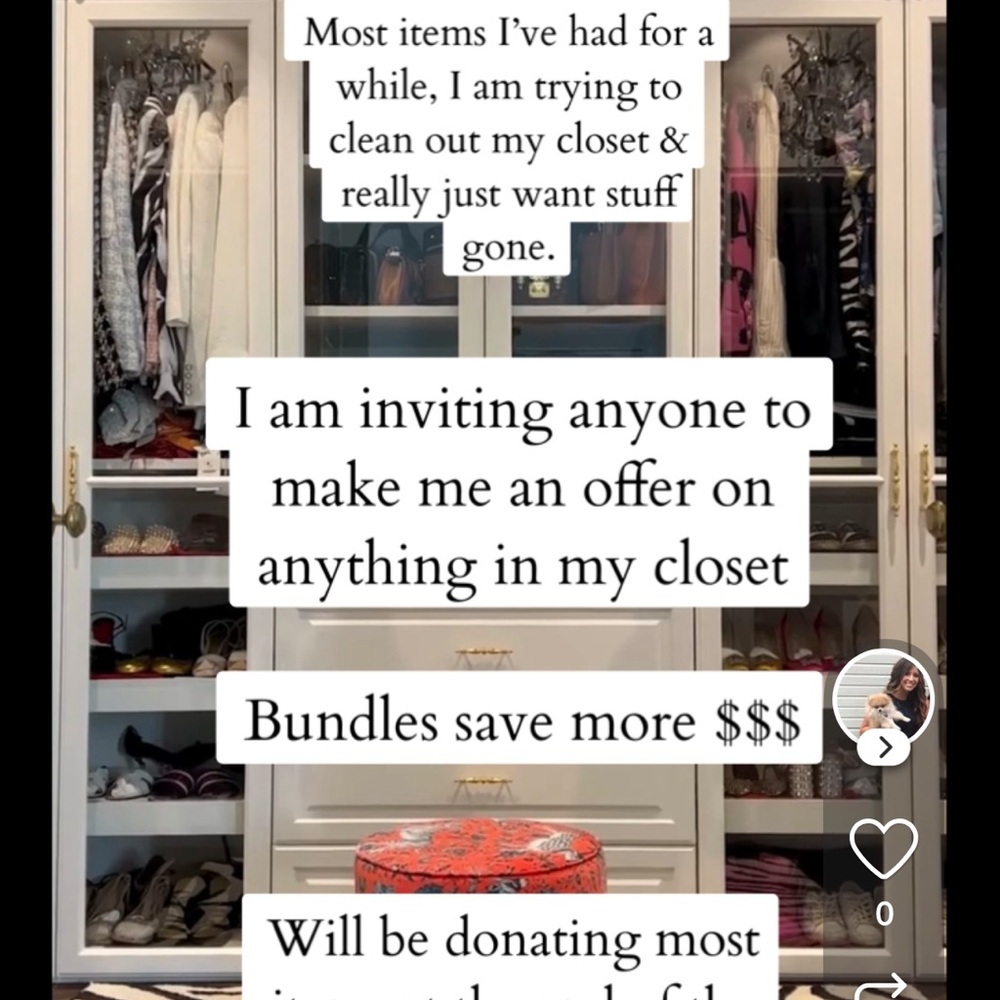 MAKE ME AN OFFER! Closet sale